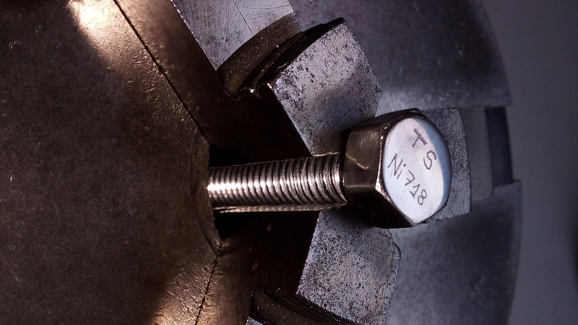 Parafuso Sextavado inconel 718 (hex bolt superalloy 718)